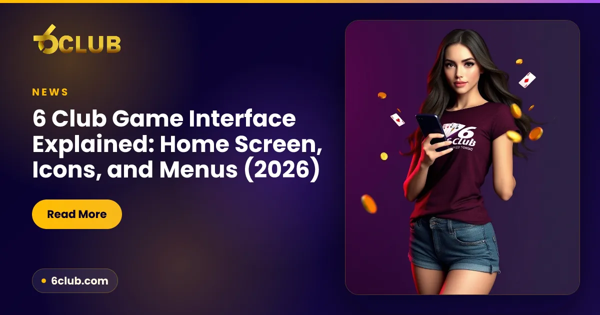 6 Club Game Interface Explained: Home Screen, Icons, and Menus (2026)